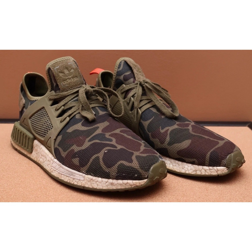 Adidas NMD XR1 Duck Camo Olive Cargo Shoes Mens 11.5 BA7232 Boost 2016